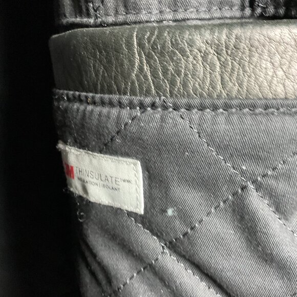 NWT $700 Mens Wilsons Leather Black Jacket 2XLT 3M Thinsulate Insulation - Picture 6 of 6